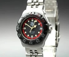 Tag Heuer — Exc+5* TAG Heuer Formula 1 Professional WA1214 Black Red 34mm Qz JPN — Watch — resale