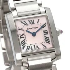 Cartier W51028Q3 Tank Francaise SM Stainless Steel SS 4