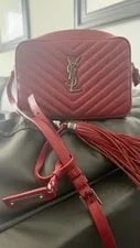 Saint Laurent Lou Chevron With Hardware Crossbody 3