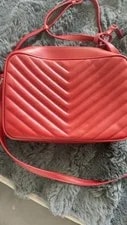 Saint Laurent Lou Chevron With Hardware Crossbody 4