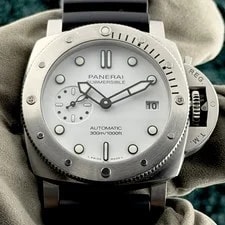Panerai Submersible Bianco PAM02223 42MM Auto Steel Warranty Box and Papers 3