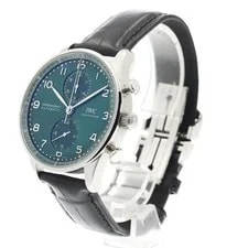 IWC Portugieser IW371615 41mm SS Green #C2038 2