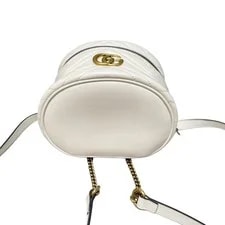 Gucci GG Marmont Mini Round Backpack Matelasse 3