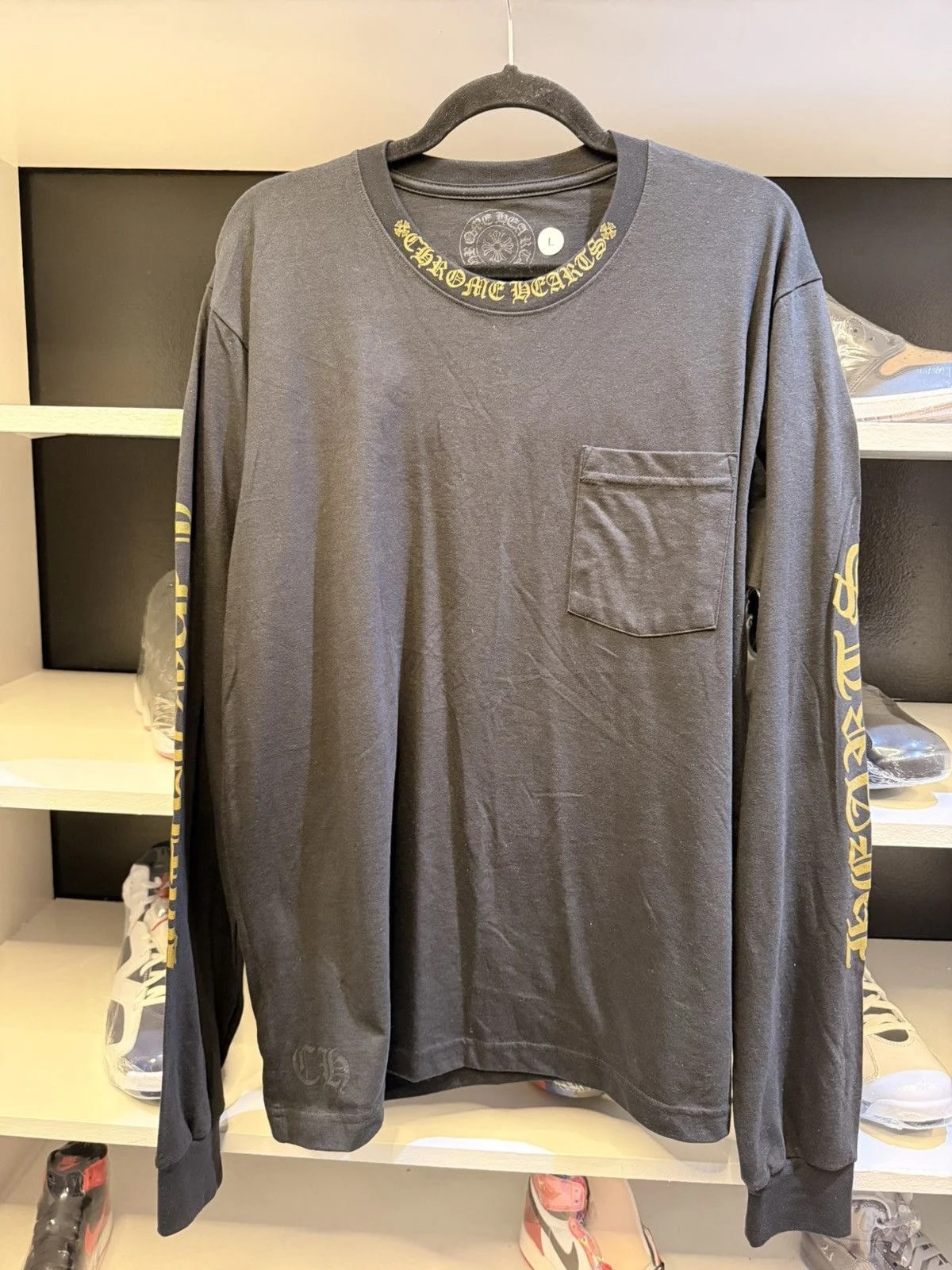 Chrome Hearts — Hearts Long Sleeve T-Shirt — streetwear — resale