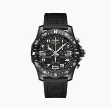 Breitling Endurance Pro 44mm Black Dial Quartz Chronograph Rubber Strap 100m 2
