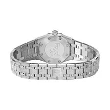 Audemars Piguet Royal Oak 23MM Silver Index Hour Markers Dial White Gold 4