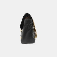 Gucci GG Marmont Logo Chain Quilted - Excellent #1D8TLQZ 3
