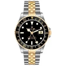 Rolex GMT Master II Steel Yellow Gold Black Dial 16713 2