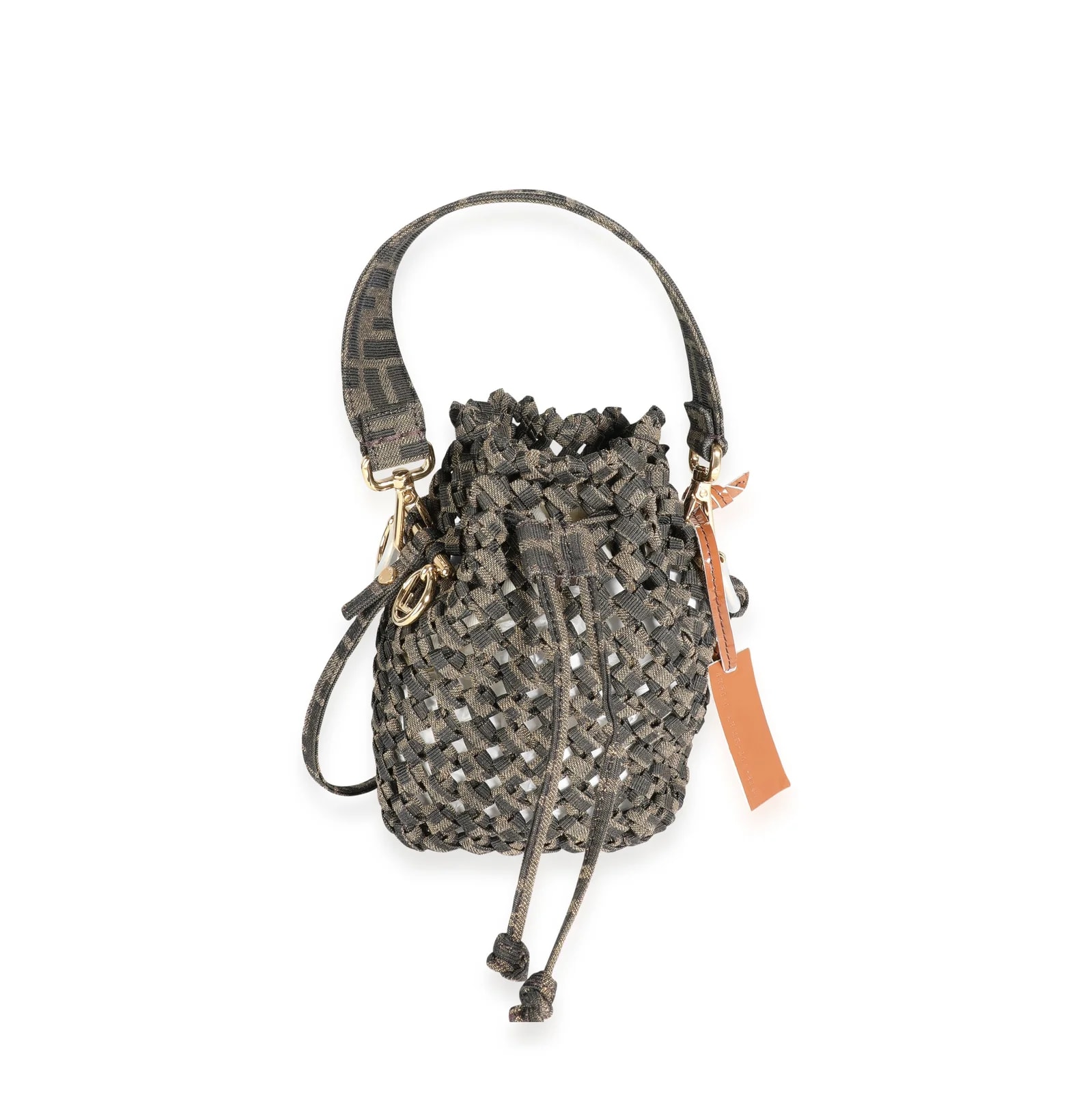 Fendi — Fendi Interlace Mini Mon Tresor — Handbag — resale