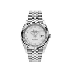 Rolex — Rolex Datejust 41 126334 Stainless Steel White Dial Jubilee — Watch — resale