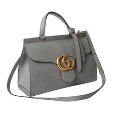 Gucci 421890 GG Marmont Top Handle Small /30942-1 58340537 [P] 2