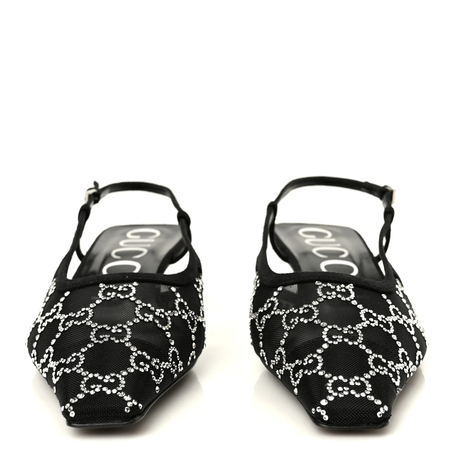 Tela Retino Kid Scamosciato GG Square G 35mm Slingback 39 3