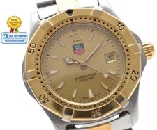 TAG Heuer — Read [Exc+5] Tag Heuer 2000 WK1321-0 Professional Two-Tone 29mm Quartz — Watch — resale