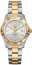 Tag Heuer — TAG Heuer Aquaracer WAF1120.BB0807 Swiss Quartz Gold Tone Silver — Watch — resale