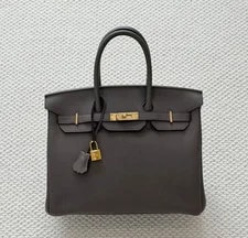 Hermès — Auth Hermès Birkin 35 Etain Collector — Handbag — resale