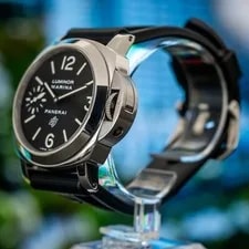 Panerai Luminor Black Automatic PAM005 Lnib Full Set Extra Strap 3
