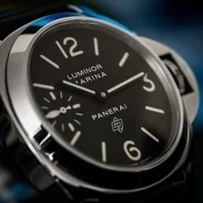 Panerai Luminor Black Automatic PAM005 Lnib Full Set Extra Strap 4