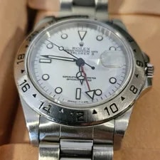 GMT "Rolex" Swiss "Explorer 2" 40mm Ref.16570 Polar 1993 Full Set! 4