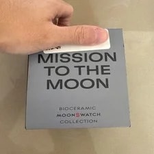 Omega Swatch Mission To the Moon Quartz Chronograph Black — Watch — resale