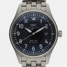 IWC — IWC IW327011 Pilot Black SS AT — Watch — resale