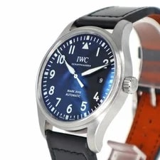 IWC IW327001 Mark 18 Automatic Date Black Stainless Steel/leather 2