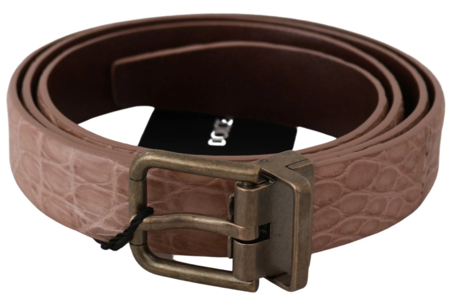 Dolce & Gabbana — Dolce & Gabbana Exotic Skin Buckle Belt — Accessory — resale