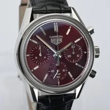 Tag Heuer — TAG Heuer Carrera Chrono CBK221G One of 600 Red Dial 39mm Automatic — Watch — resale