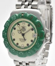 Tag Heuer — [Exc+5] TAG Heuer Formula 1 372.513 Professional Green Quartz Japan — Watch — resale