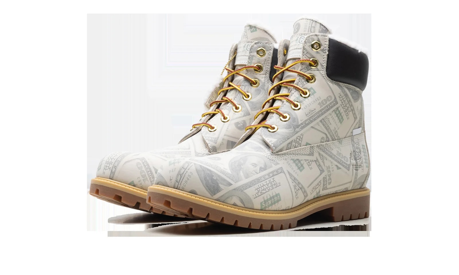 Timberland 6" Waterproof Boot "Supreme X MM6 Maison Margiela $100 Bills" TB0A5NG5ALP 2