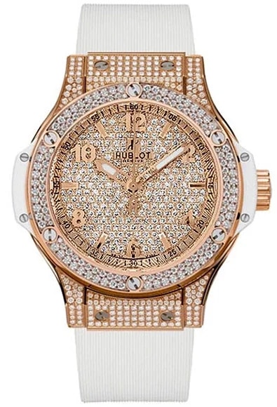 Worldofluxuryus — Hublot Big Bang 18K Rose Gold & Diamonds Lady's — Watch — resale