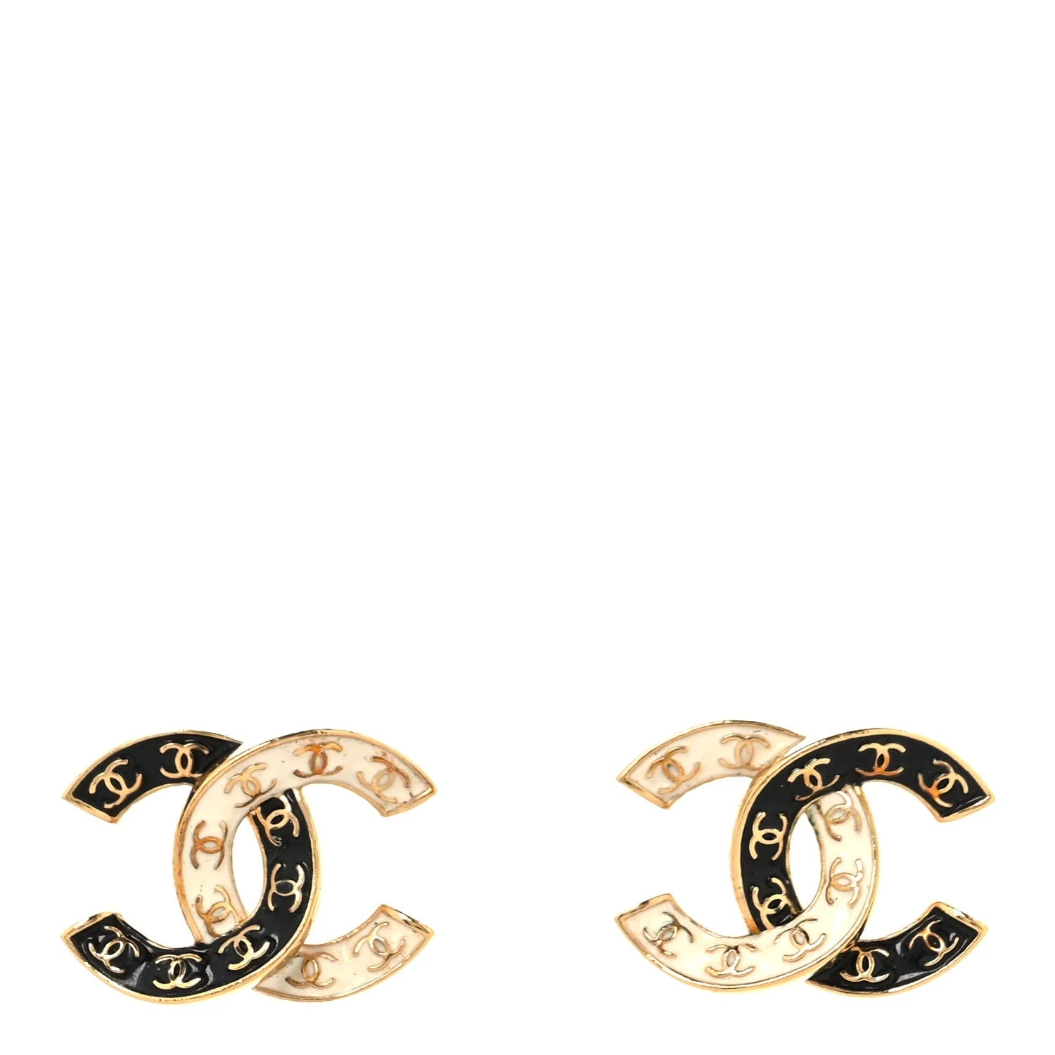 Chanel — Enamel CC Logo — Jewelry — resale