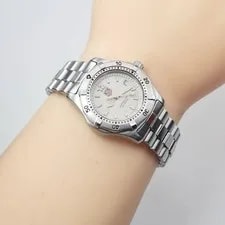 Excellent TAG Heuer Professional Silver Quartz Diver's With Gray Dial 2