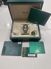Rolex — Rolex Datejust 126234 Green Dial Jubilee Bracelet With Fluted Bezel — Watch — resale