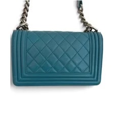Chanel Boy Bag Small Quilted Ruthenium Chain Flap Crossbody 3