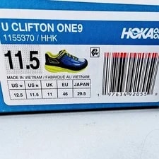 Hoka One US 11.5 Citrus Clifton One9 1155370 HHK 2