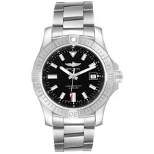 Breitling Avenger Steel Black Dial A17318 Box Card 2