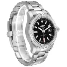 Breitling Avenger Steel Black Dial A17318 Box Card 3