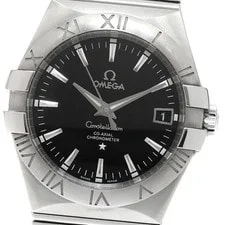 Omega — Omega Constellation 123.10.35.20.01.001 Black Automatic SS Date — Watch — resale