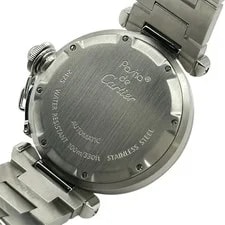 Cartier Pasha C Big Date W31044M7 Automatic 35mm White Dial 2