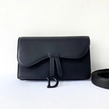 Dior — Dior Saddle Ultra Matte Crossbody - Excellent #Ivhytk — Handbag — resale