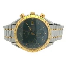 Omega Speedmaster 3311.80 39mm Blue Dial Two Tone 18K Steel Chrono 2