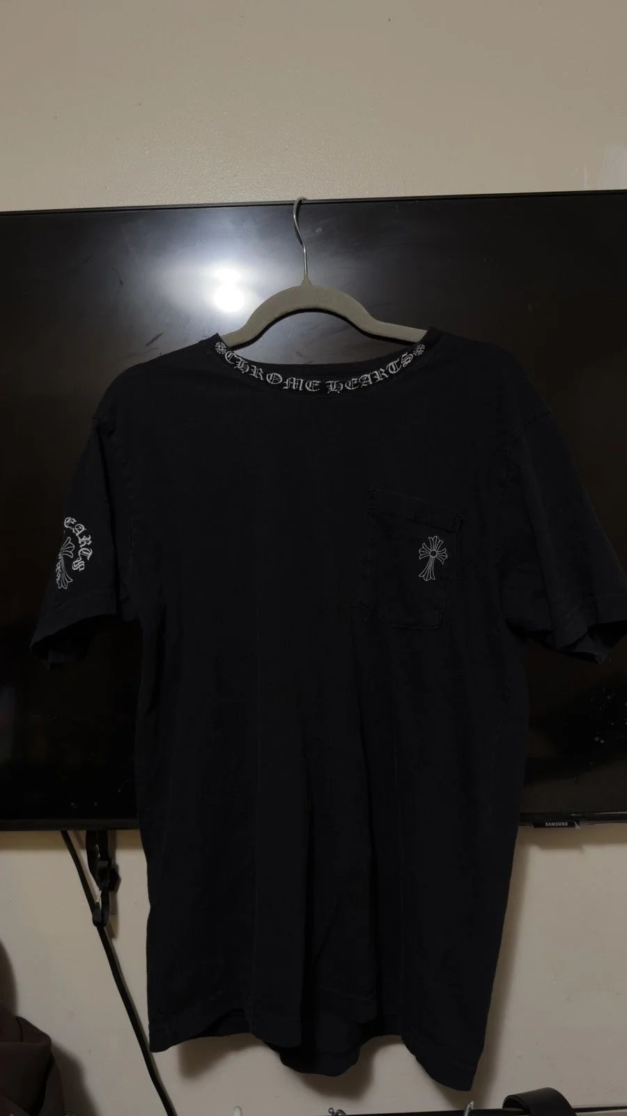 Chrome Hearts — Hearts Neck Logo Shirt — streetwear — resale
