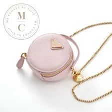 Prada Triangle Logo Mini Charm Case — Handbag — deal