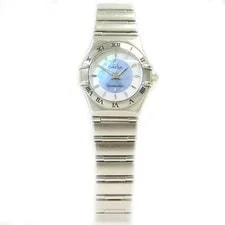 Omega Constellation Mini Stainless Steel Quartz Blue Dial 2