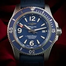 Breitling Superocean A17366 Diver Blue Dial 42mm Rubber Strap - Extra's 2