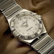 Omega — Omega Constellation My Choice White Shell Quartz — Watch — resale
