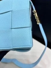 Bottega Veneta the Cassette Intreccio Crossbody in 4