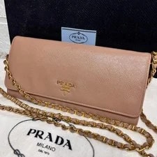 Prada — Good Condition Prada Chain Wallet Mini — Handbag — resale