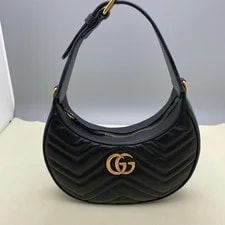 Gucci GG Marmont Half Moon Top Handle Chain Auth 3