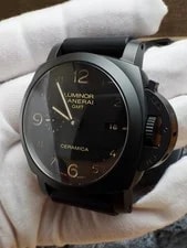 Panerai Luminor 44 Ceramic Ceramica Auto PAM00441 "T" 2 Straps! Crazy! 3